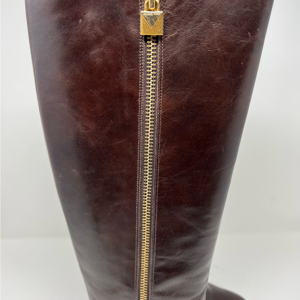 Michael Kors Margaret Leather Boot - Picture 2 of 5